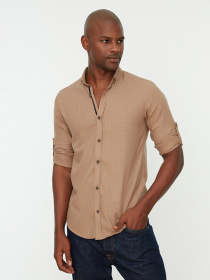 Рубашка Trendyol модель TMNSS20GO0189/Kahverengi Фото