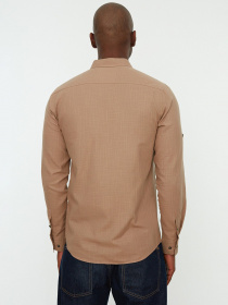 Рубашка повседневная Trendyol модель TMNSS20GO0189/Kahverengi Фото