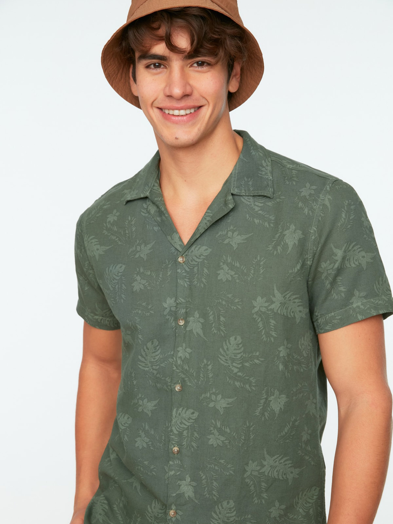 Сорочка повсякденна Trendyol модель TMNSS20GO0443/Haki Фото