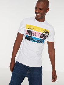 Футболка Trendyol модель TMNSS20TS0639/Beyaz Фото