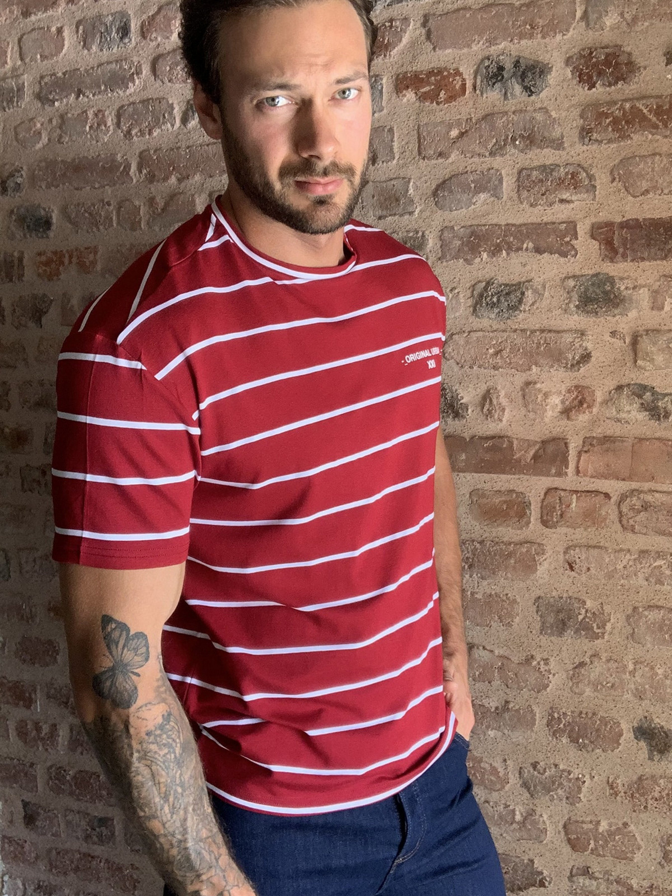 Футболки и поло Trendyol модель TMNSS20TS0521/Bordo Фото