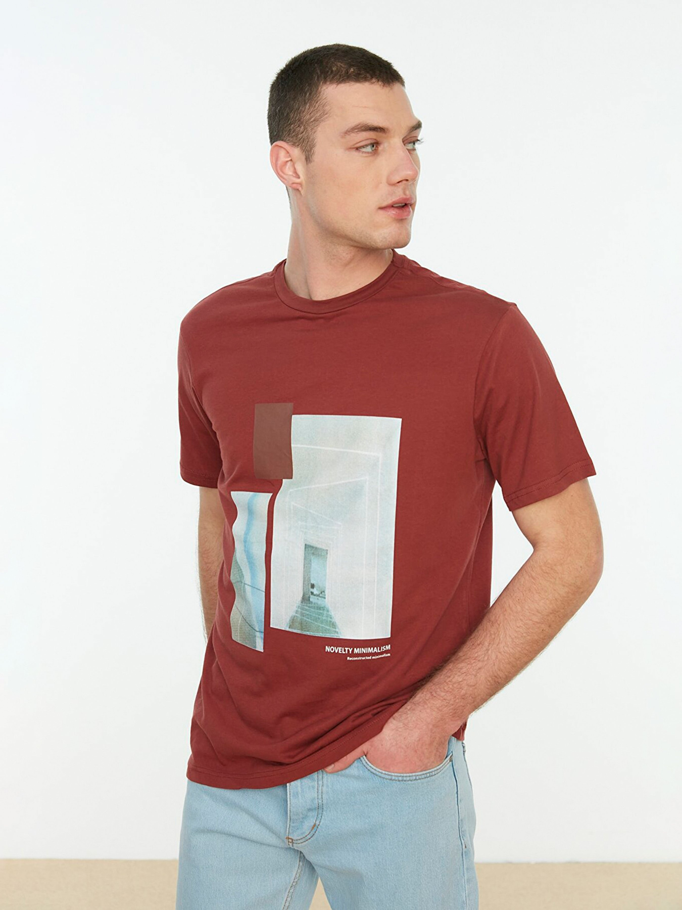 Футболки і поло Trendyol модель TMNSS21TS1079/Kiremit Фото