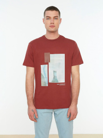 Футболки і поло Trendyol модель TMNSS21TS1079/Kiremit Фото