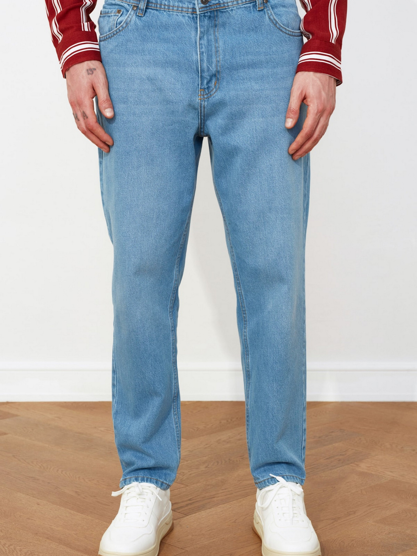 Джинсы Trendyol Relax модель TMNSS20JE0519/Mavi Фото