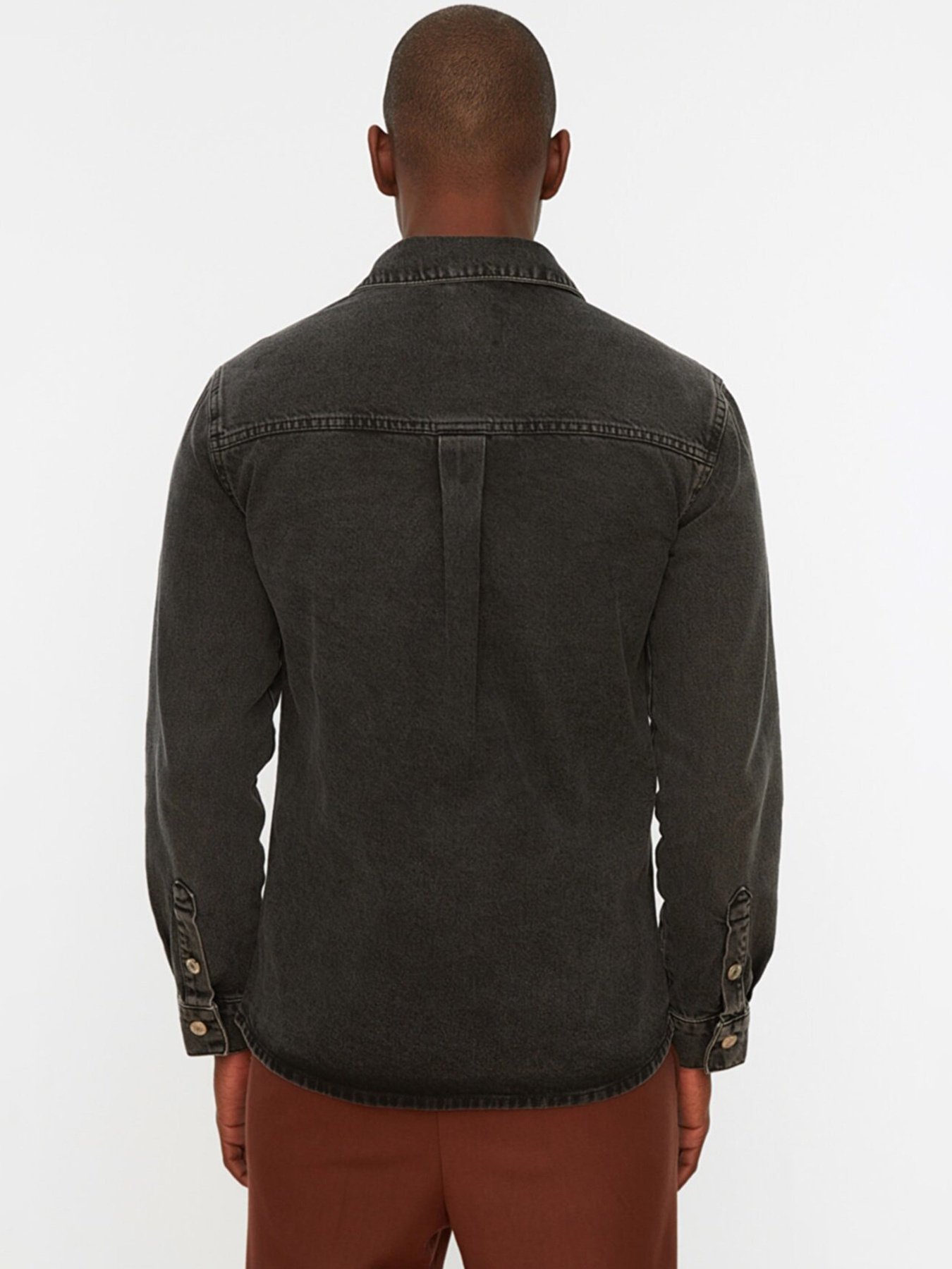 Джинсова куртка Trendyol модель TMNSS22CE0028/Antrasit Джинсова куртка Trendyol модель TMNSS22CE0028/Antrasit Фото