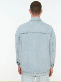 Джинсова куртка Trendyol модель TMNSS22CE0160/Indigo Фото