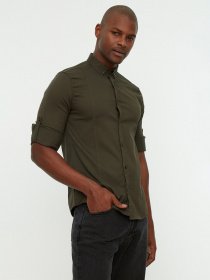Рубашка Trendyol модель TMNSS22GO0091/Haki Фото