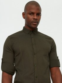 Рубашка Trendyol модель TMNSS22GO0091/Haki Фото