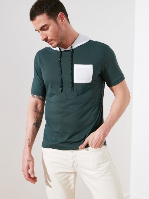 Футболки и поло Trendyol модель TMNSS20TS0028/Zumrut Yesili Фото