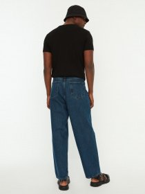 Широкие джинсы Trendyol модель TMNSS22JE0229/Indigo Фото