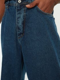 Широкие джинсы Trendyol модель TMNSS22JE0229/Indigo Фото