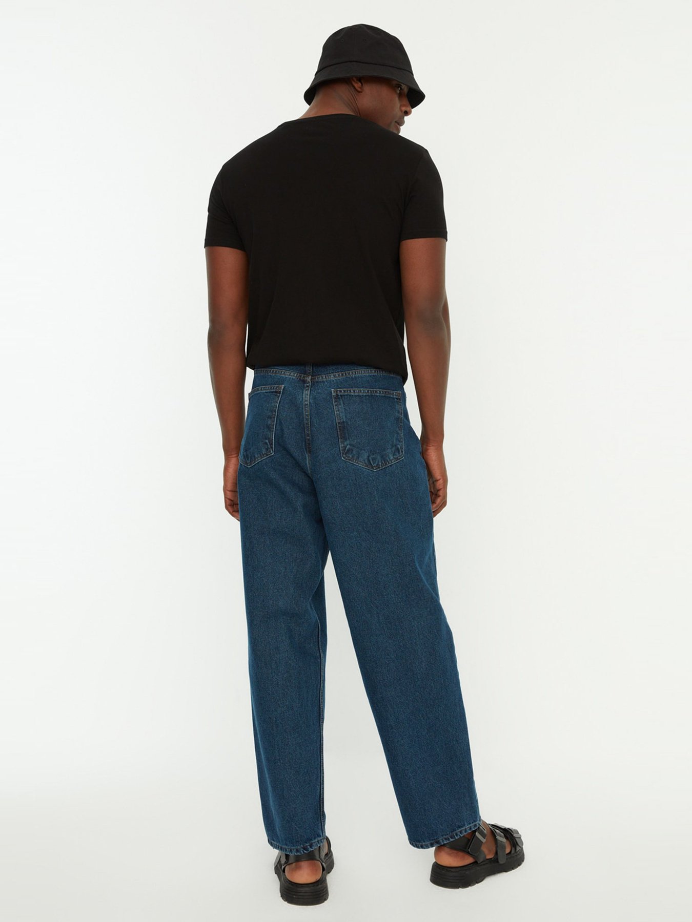 Широкі джинси Trendyol модель TMNSS22JE0229/Indigo Фото