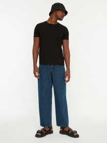 Широкі джинси Trendyol модель TMNSS22JE0229/Indigo Фото