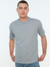 Футболка Trendyol модель TMNSS22TS0273/Gri Футболка Trendyol модель TMNSS22TS0273/Gri Фото
