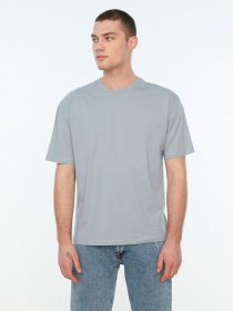 Футболка Trendyol модель TMNSS22TS0273/Gri Футболка Trendyol модель TMNSS22TS0273/Gri Фото