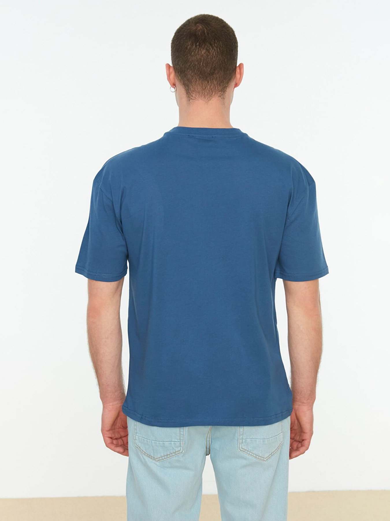 Футболки и поло Trendyol модель TMNSS22TS0273/Indigo Фото