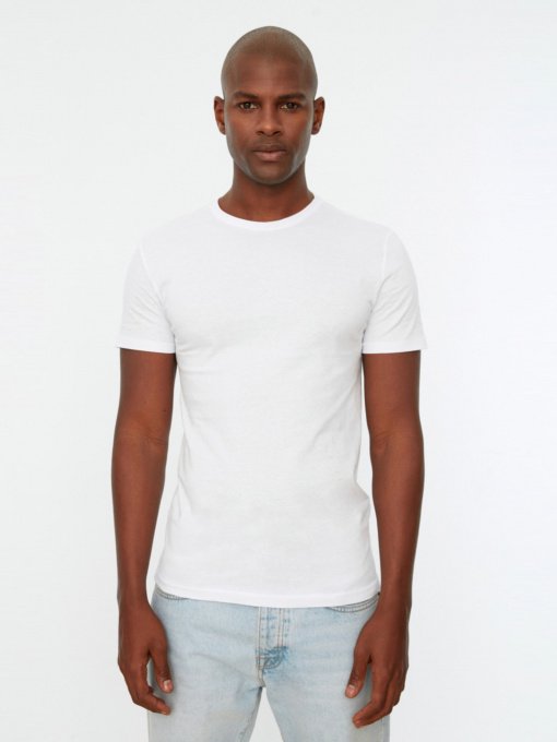 Футболка Trendyol модель TMNSS19BO0001/Beyaz Фото