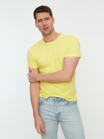 Футболка Trendyol модель TMNSS19BO0001/Sari Фото