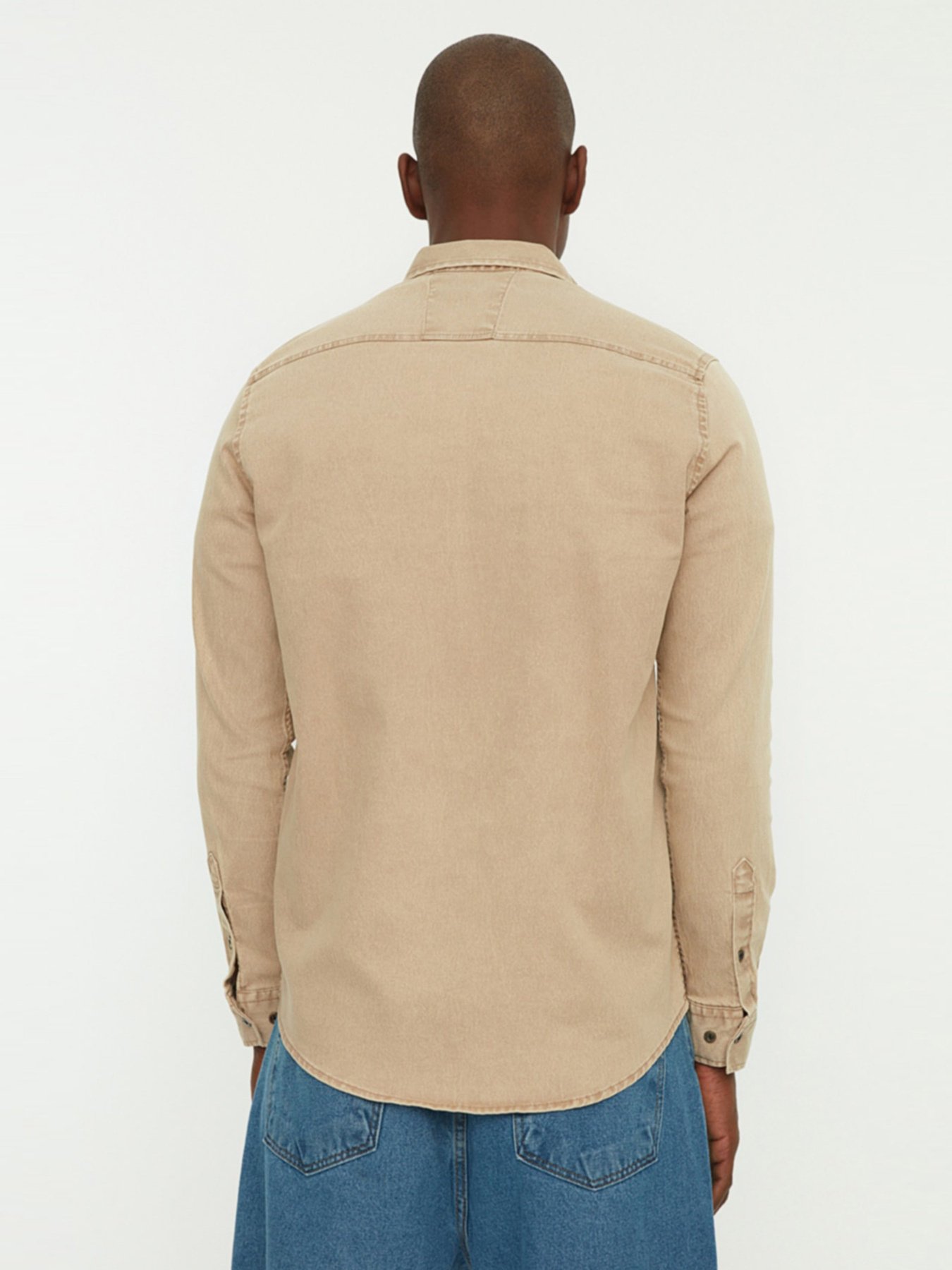 Рубашка Trendyol модель TMNSS20GO0104/Bej Фото