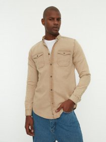 Рубашка Trendyol модель TMNSS20GO0104/Bej Фото