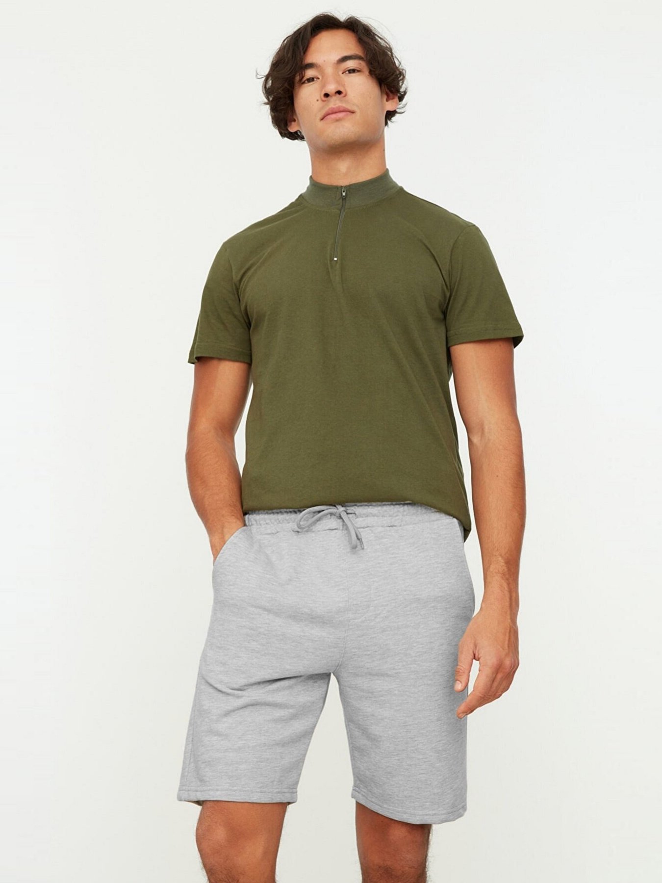 Шорти Trendyol модель TMNSS20SR0068/Gri Фото