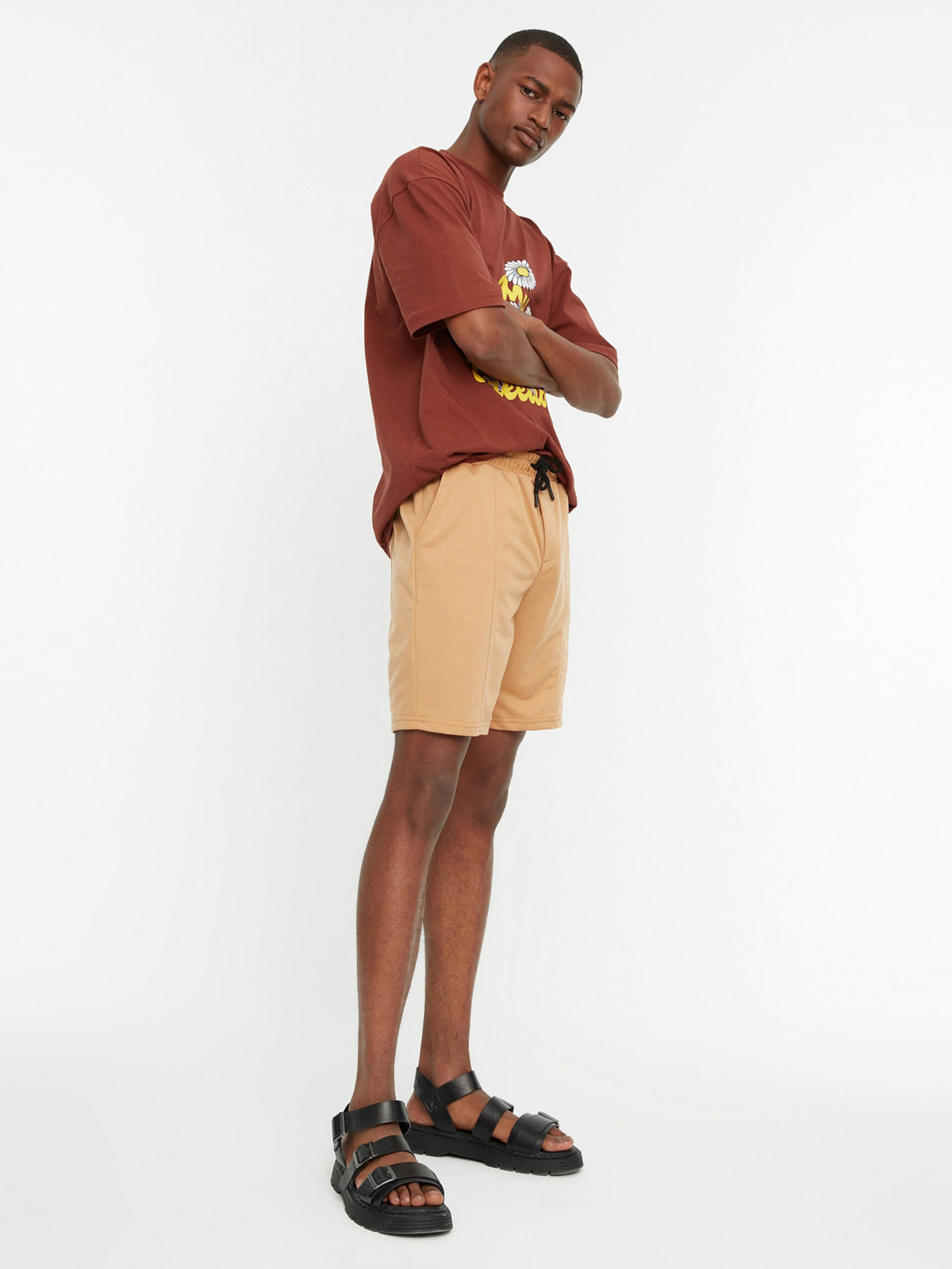 Шорты Trendyol модель TMNSS20SR0070/Camel Фото