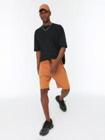 Шорты Trendyol модель TMNSS20SR0080/Taba Фото