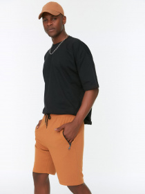 Шорты Trendyol модель TMNSS20SR0080/Taba Фото