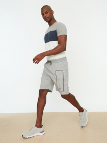 Шорты Trendyol модель TMNSS20SR0163/Gri Фото