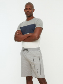 Шорти Trendyol модель TMNSS20SR0163/Gri Шорти Trendyol модель TMNSS20SR0163/Gri Фото