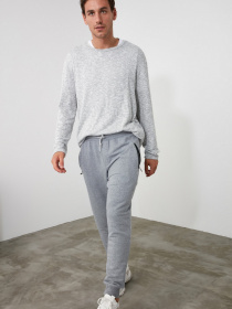 Спортивні штани Trendyol модель TMNAW21EA0094/Gri Спортивні штани Trendyol модель TMNAW21EA0094/Gri Фото