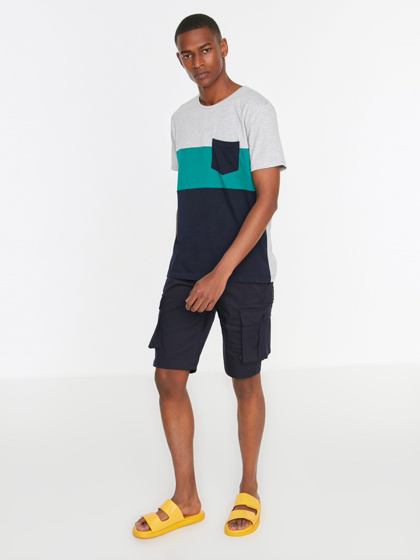 Футболка Trendyol модель TMNSS20TS0008/Gri Фото