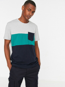 Футболка Trendyol модель TMNSS20TS0008/Gri Фото