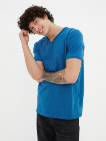 Футболка Trendyol модель TMNSS20TS0035/Indigo Фото