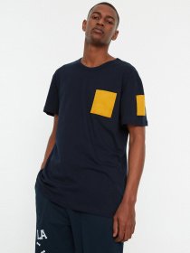 Футболка Trendyol модель TMNSS20TS1492/Lacivert Фото