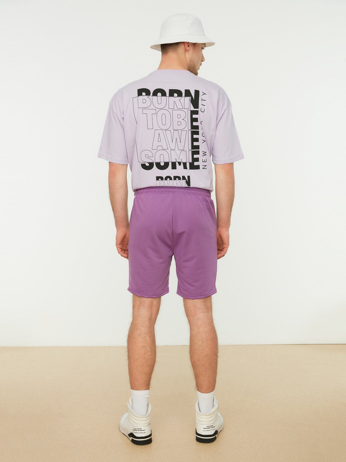 Шорти Trendyol модель TMNSS21SR0140/Lila Фото