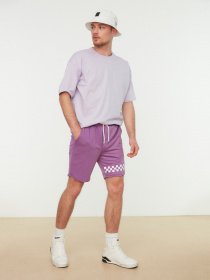 Повсякденні шорти Trendyol модель TMNSS21SR0140/Lila Фото