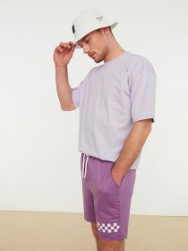 Повсякденні шорти Trendyol модель TMNSS21SR0140/Lila Фото