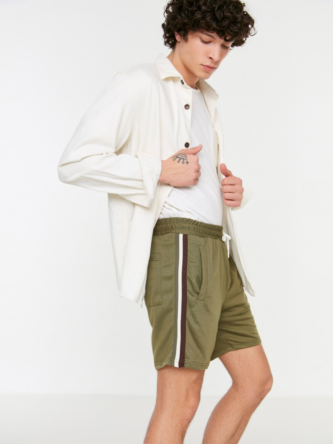 Шорти Trendyol модель TMNSS21SR0253/Haki Фото