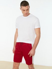Шорти Trendyol модель TMNSS21SR0305/Bordo Шорти Trendyol модель TMNSS21SR0305/Bordo Фото