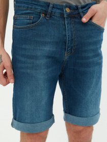 Шорты джинсовые Trendyol модель TMNSS21SR0486/Lacivert Фото