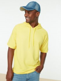 Футболка Trendyol модель TMNSS21SW0179/Sari Фото