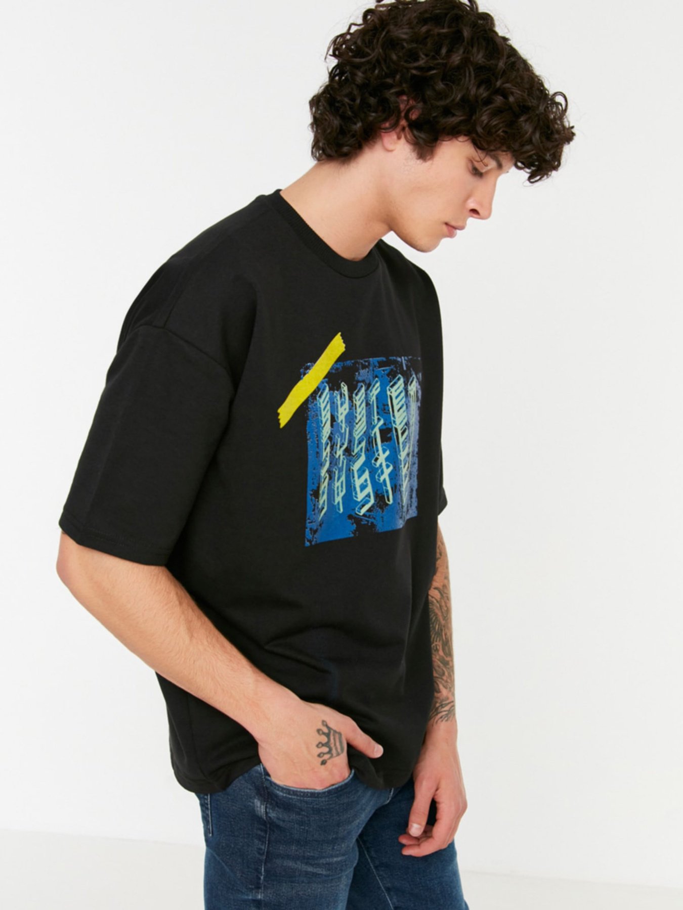 Футболка Trendyol модель TMNSS21SW0239/Siyah Фото