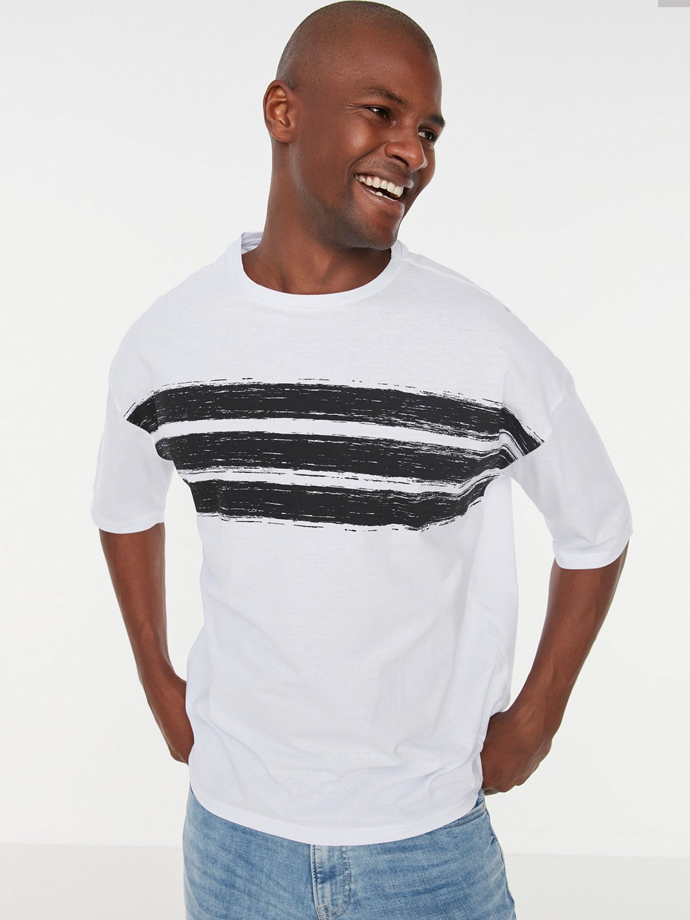 Футболка Trendyol модель TMNSS21TS1090/Beyaz Фото