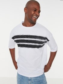 Футболка Trendyol модель TMNSS21TS1090/Beyaz Фото