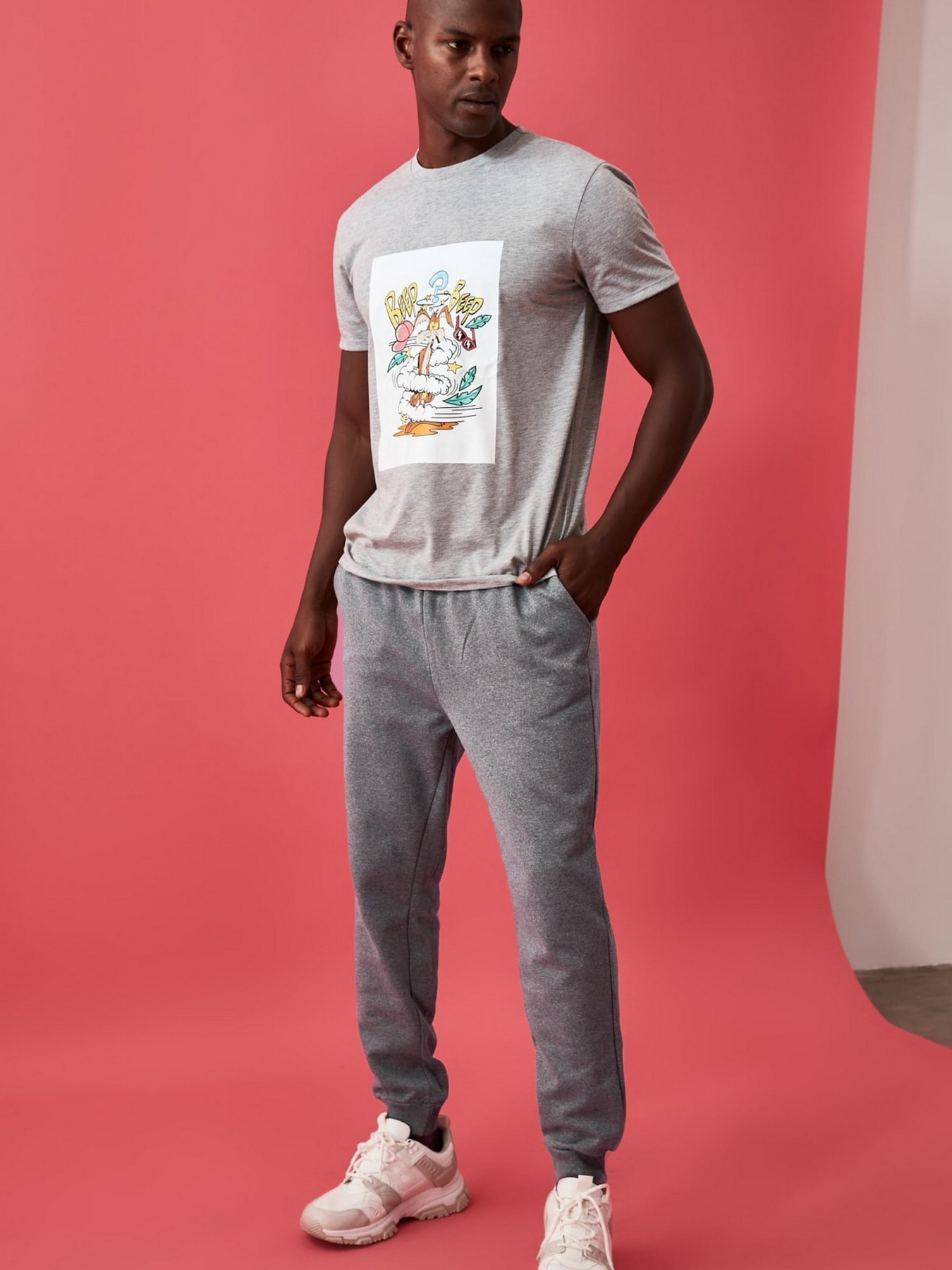 Штаны спортивные Trendyol модель TMNAW21EA0264/Antrasit Фото