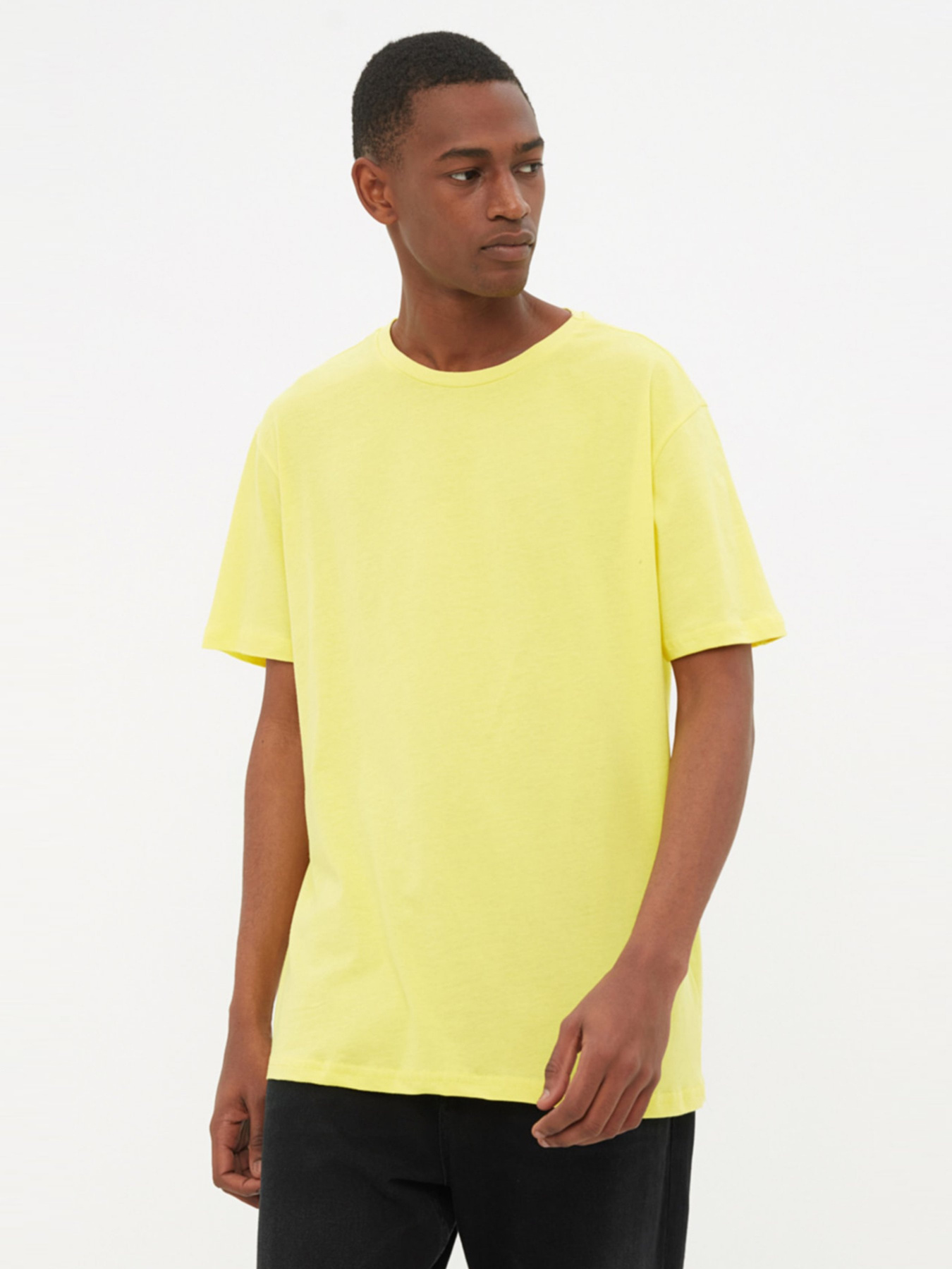 Футболка Trendyol модель TMNSS21TS3209/Sari Фото