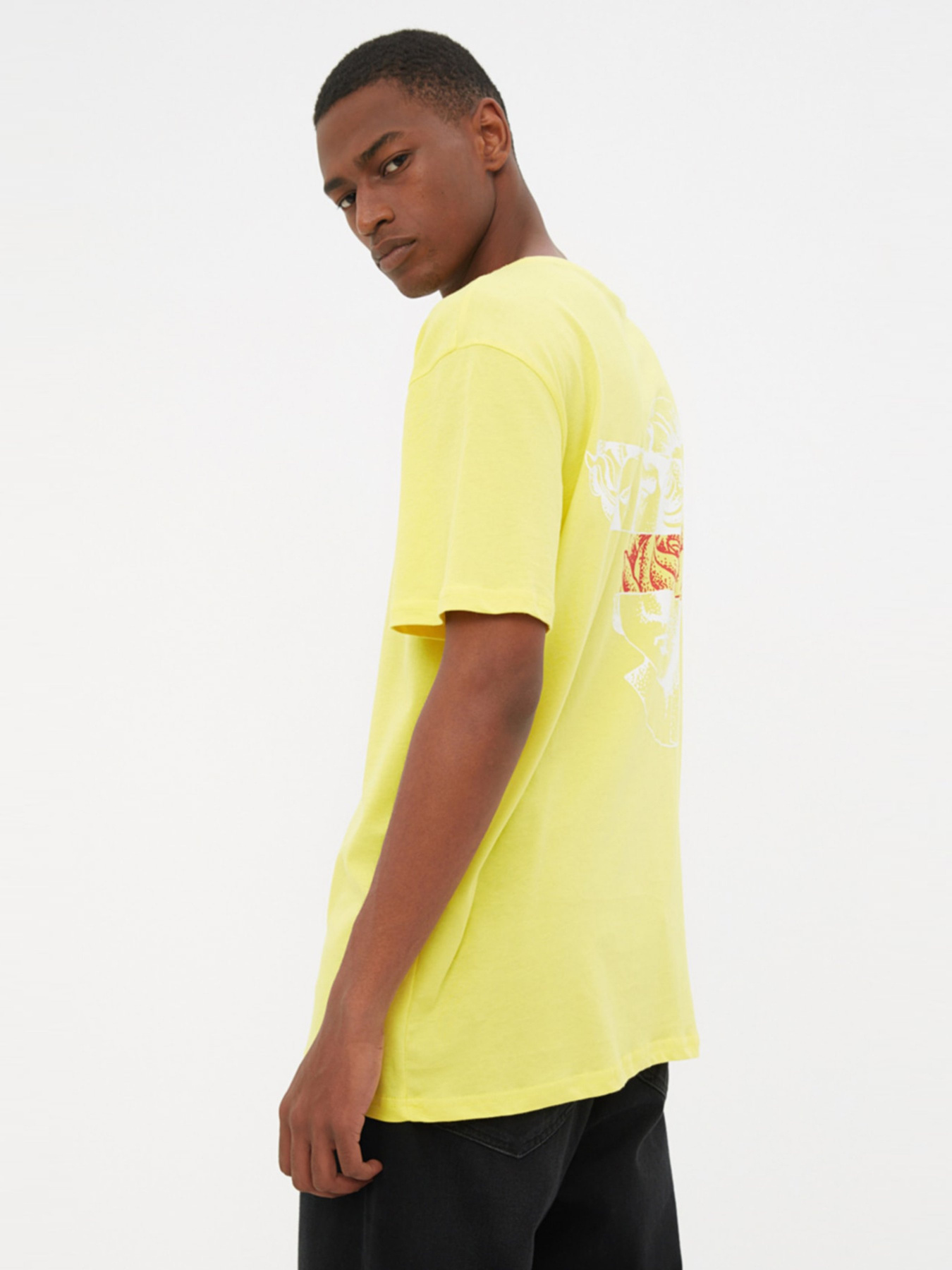 Футболка Trendyol модель TMNSS21TS3209/Sari Фото