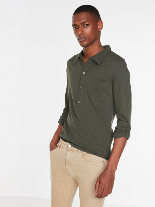 Сорочка Trendyol модель TMNSS22GO0052/Haki Фото