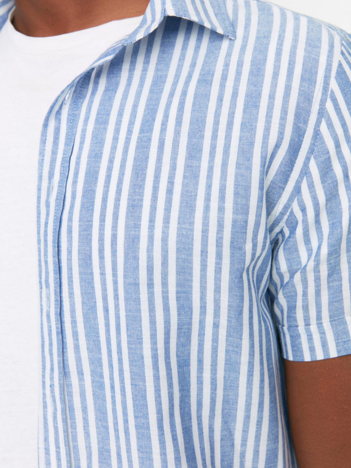 Сорочка повсякденна Trendyol модель TMNSS22GO0269/Mavi Сорочка повсякденна Trendyol модель TMNSS22GO0269/Mavi Фото